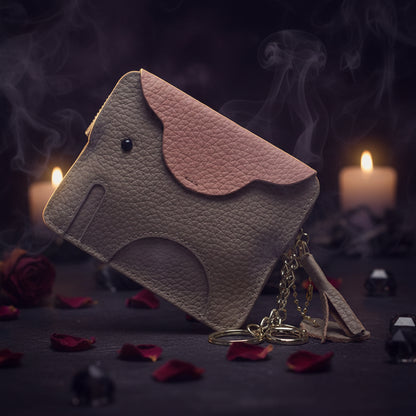 Cute Mini Genuine Leather Elephant Coin Purse Sorceress Sanctuary