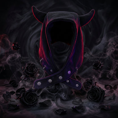 Dark Cute Devil Ear Hoodie Hat for Fall/Winter Sorceress Sanctuary