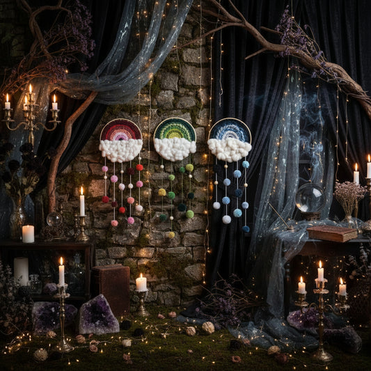 Fabric Handmade Dream Catcher Nordic Decoration Sorceress Sanctuary