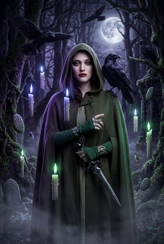 Wanderer Hooded Long Cape
