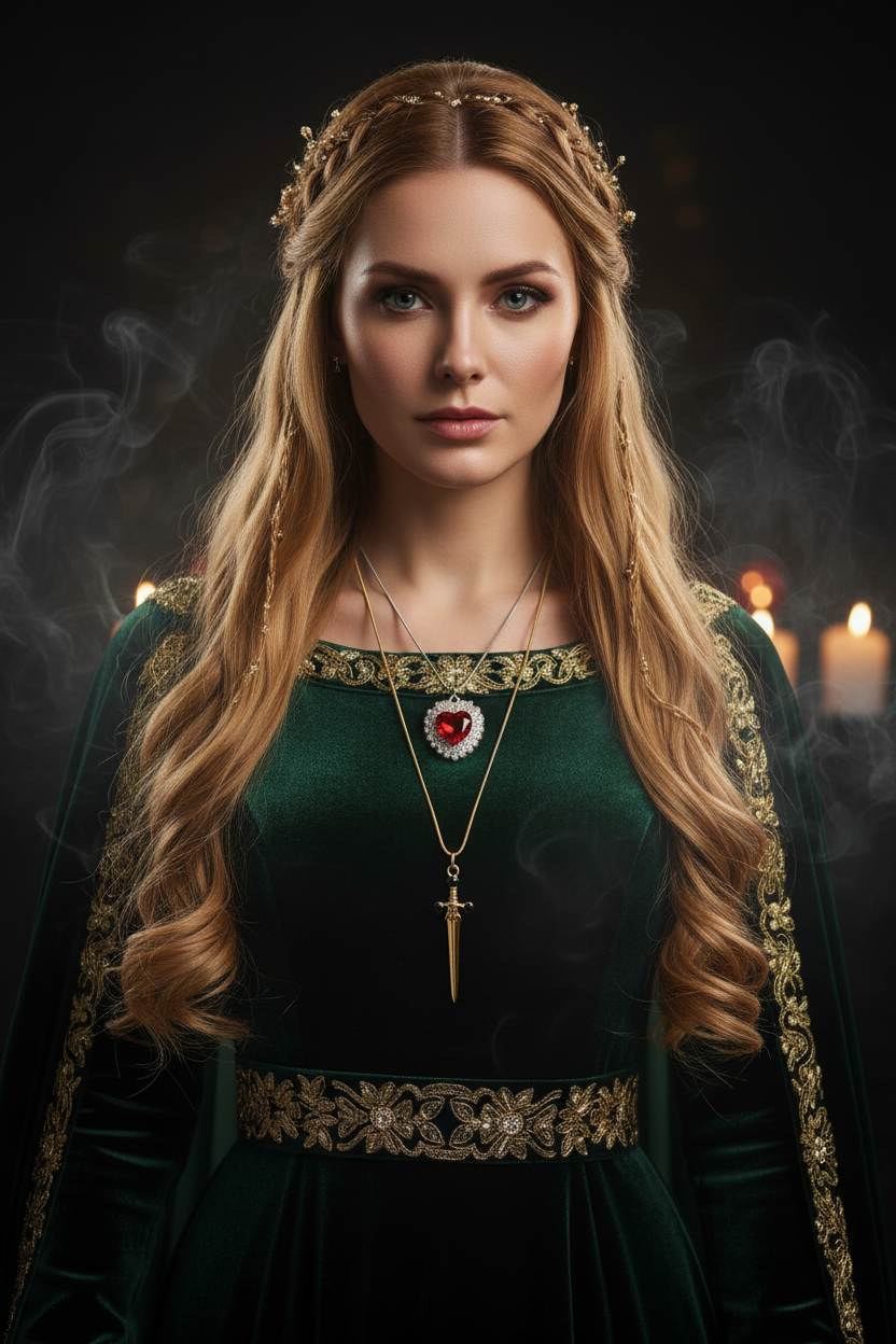 Heart Diamond Love Pendant Sorceress Sanctuary
