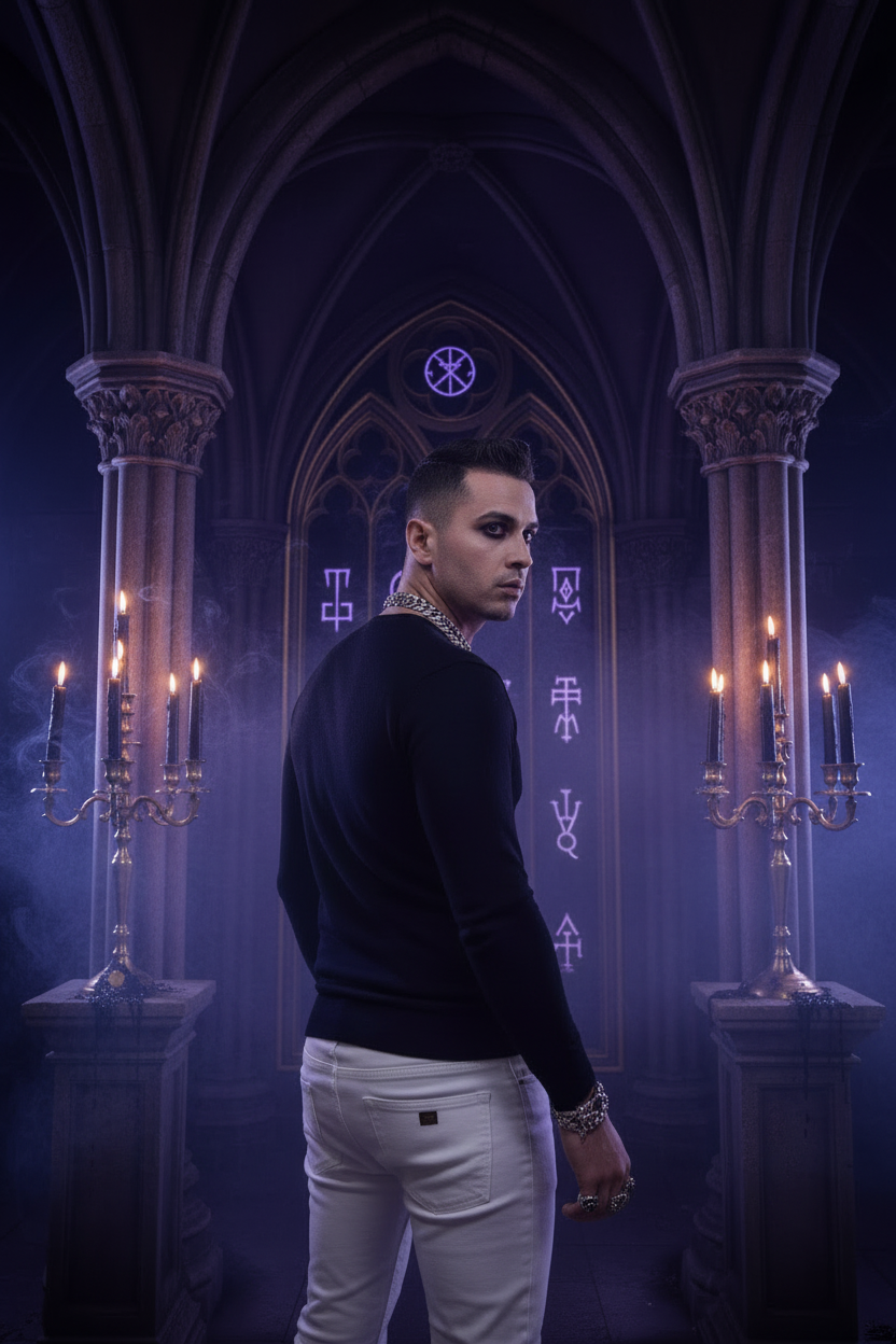 Men's Skull Rhinestone Crewneck Sweatshirt 2020 Fashion Sorceress Sanctuary
