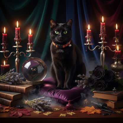 Halloween Cat and Puppy Collar Pet Supplies Sorceress Sanctuary