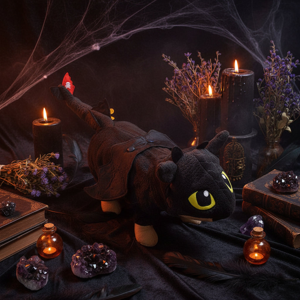Pet Costume for Dogs - Dragon Transformation Outfit Sorceress Sanctuary