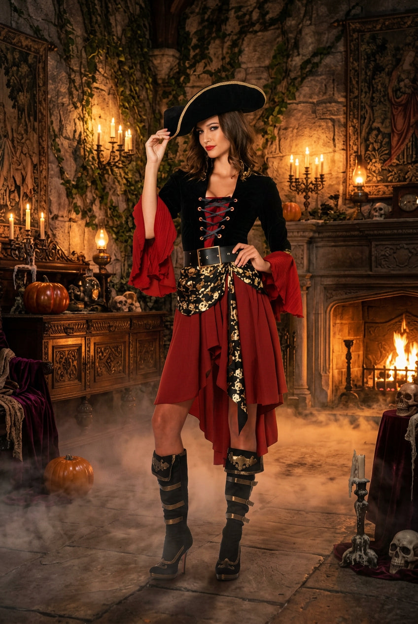 Pirate Queen Costume, view 2