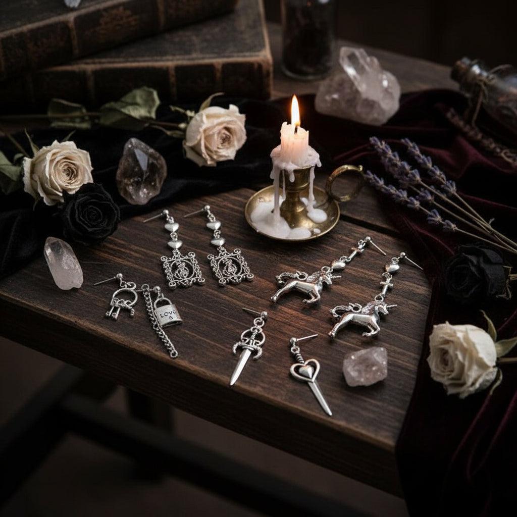 Relic Drop Earrings, view 6