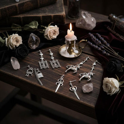 Relic Drop Earrings, view 6