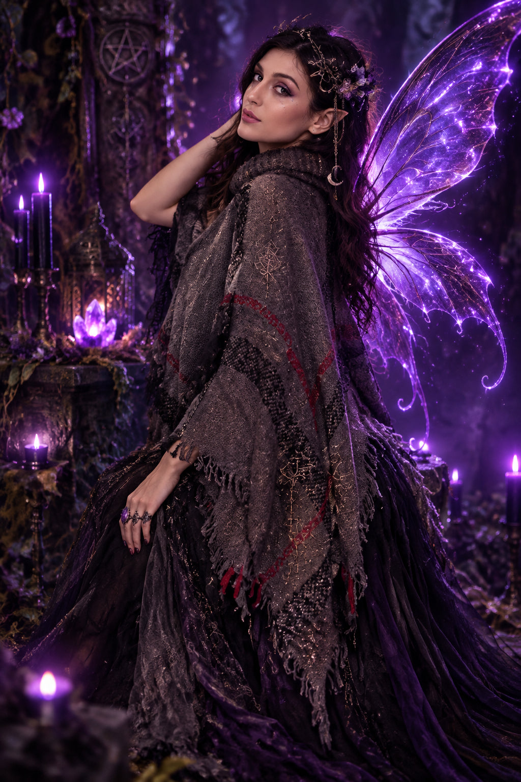 Hedgewitch Fringe Cape, product photo 19