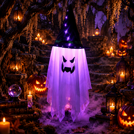 Glowing Hanging Ghost Decoration