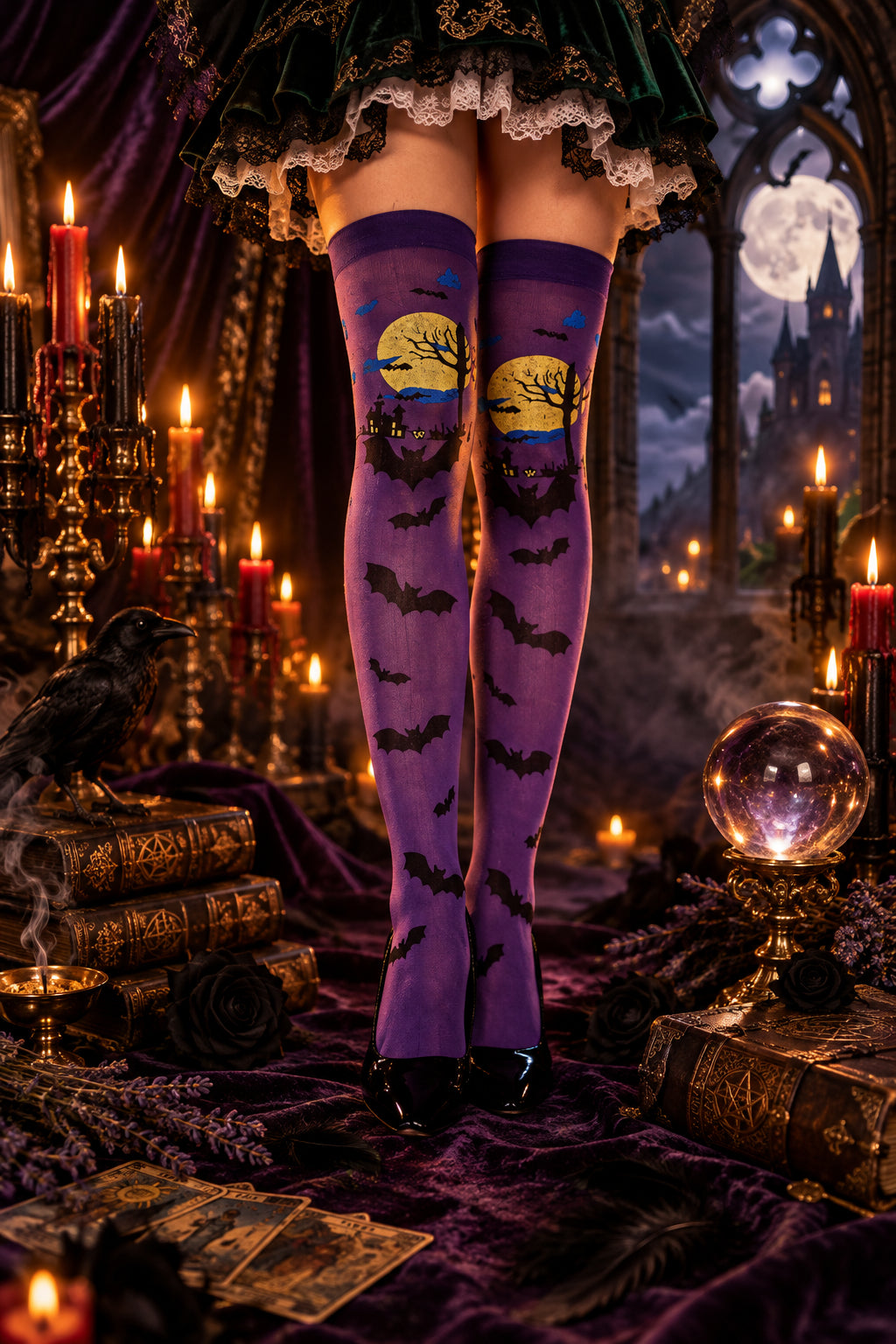 Halloween Cosplay Costume Stockings and Accessories Sorceress Sanctuary