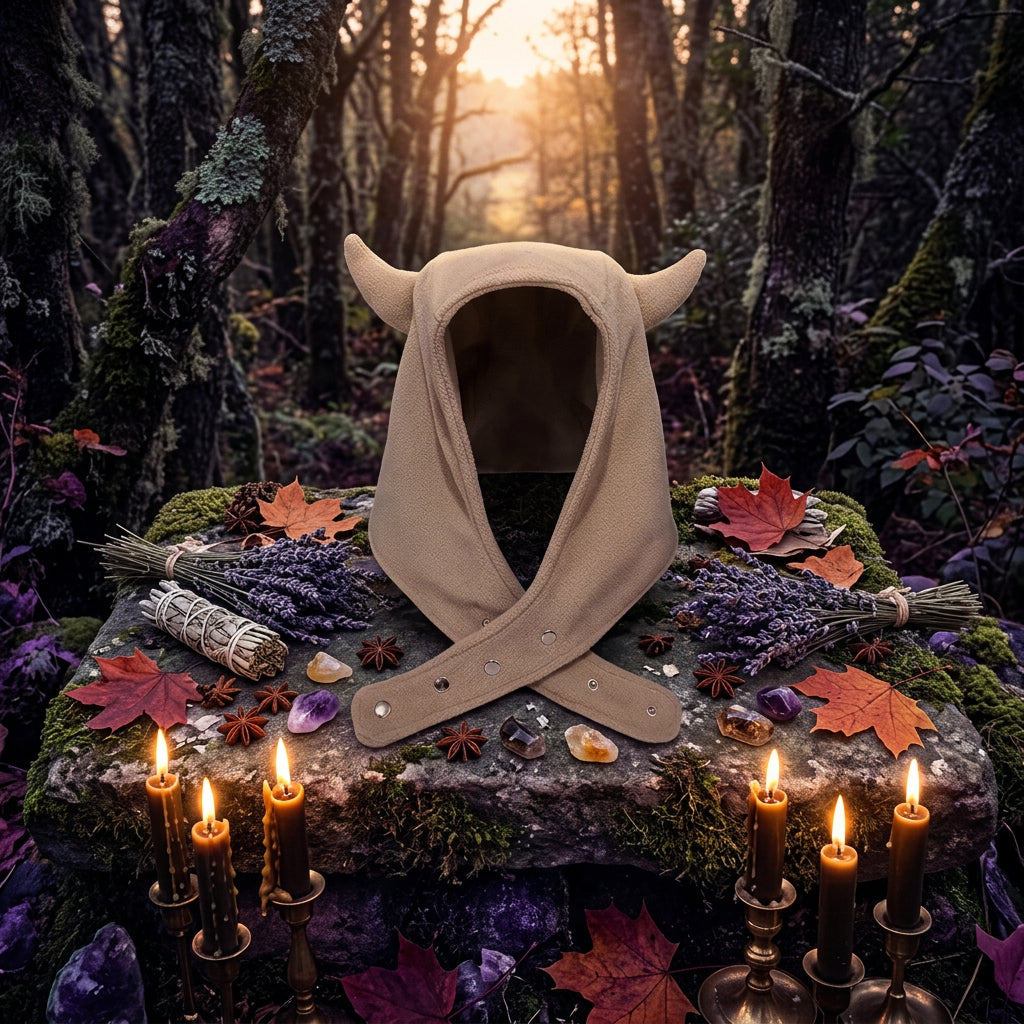 Dark Cute Devil Ear Hoodie Hat for Fall/Winter Sorceress Sanctuary