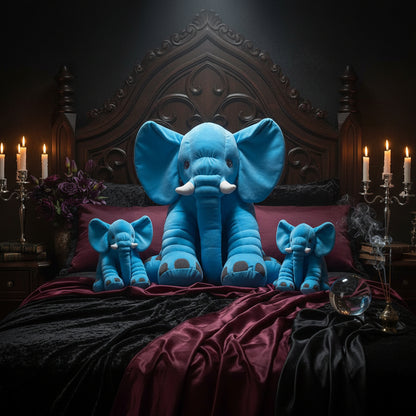 Plush Elephant Toy and Pillow Companion Sorceress Sanctuary