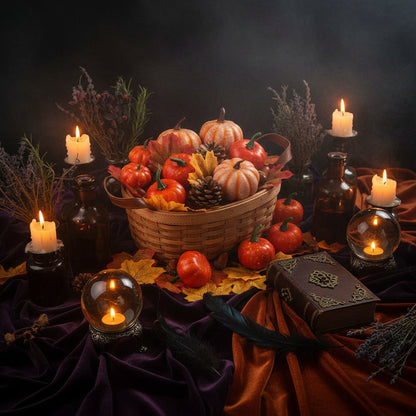 Halloween Foam Pumpkin Decoration Photo Props Set Sorceress Sanctuary
