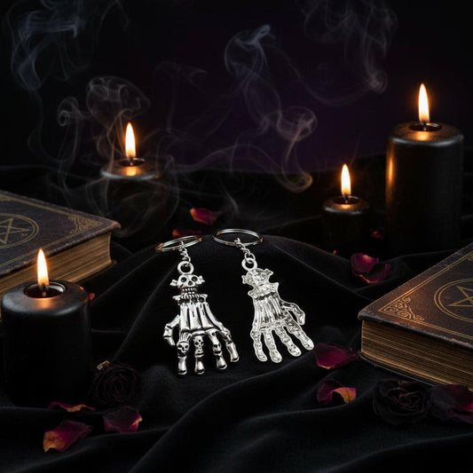 Skeleton Hand Keychain - Women's Horror Fashion Accessory Sorceress Sanctuary