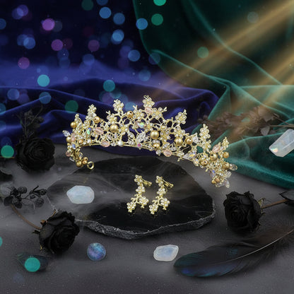 Baroque Crown Gold Headband Bridal Hair Accessory Sorceress Sanctuary