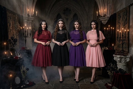 2020 Cross-Border Amazon Women's Cape Dress Set Sorceress Sanctuary