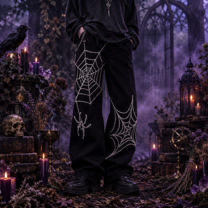 Widowspell Spider Web Trousers from Sorceress Sanctuary, main product photo