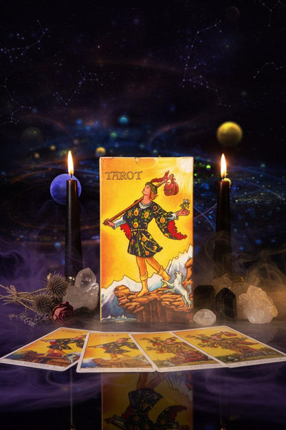 Rider-Waite Tarot Cards for Board Games and Play Sorceress Sanctuary