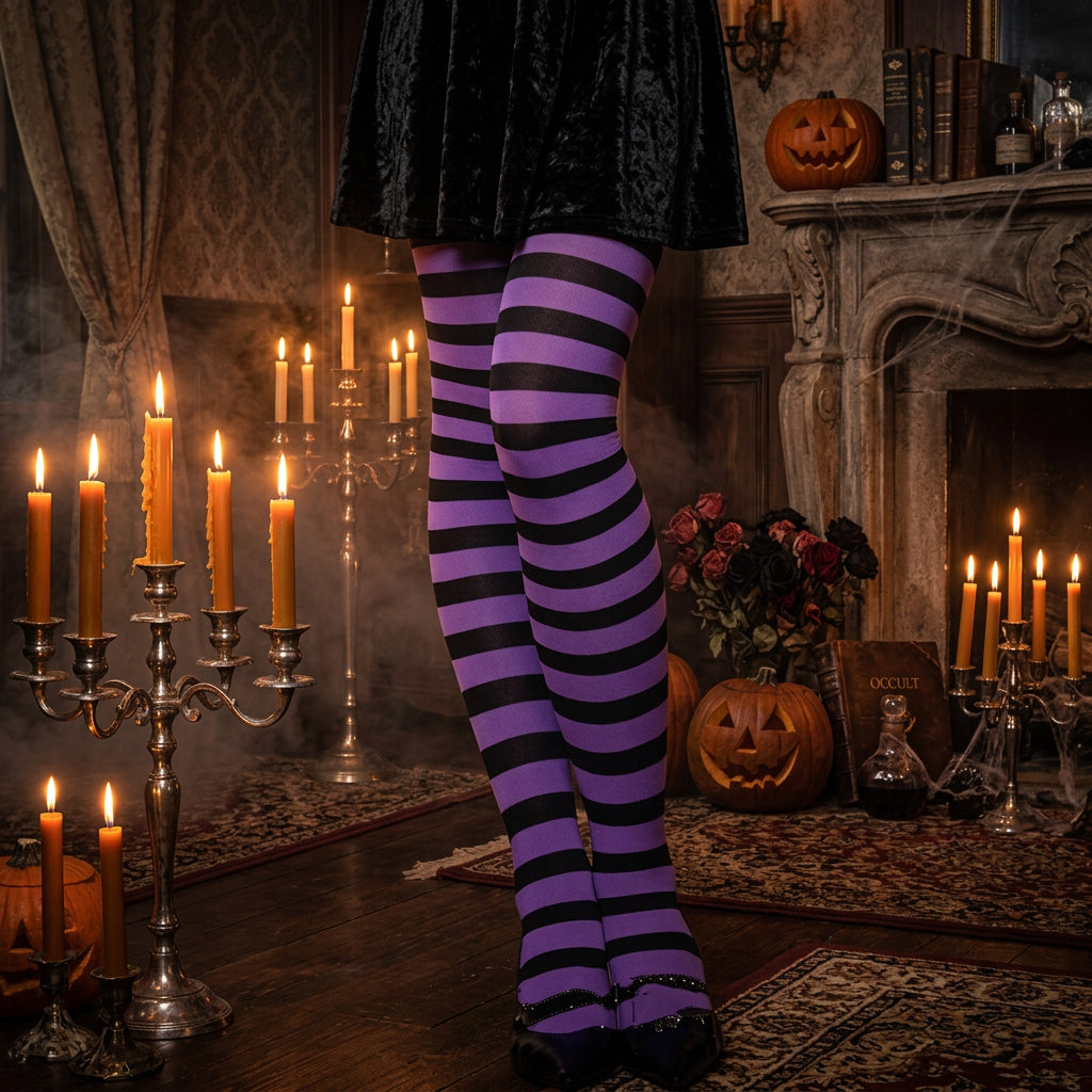 Witching Hour Striped Socks