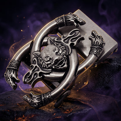 Wolf Head Belt Buckle