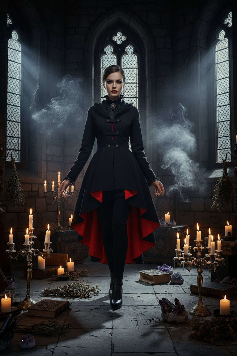 2020 Vintage Long Irregular Hem Tailcoat Jacket Sorceress Sanctuary