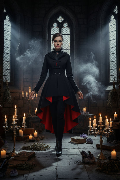 2020 Vintage Long Irregular Hem Tailcoat Jacket Sorceress Sanctuary
