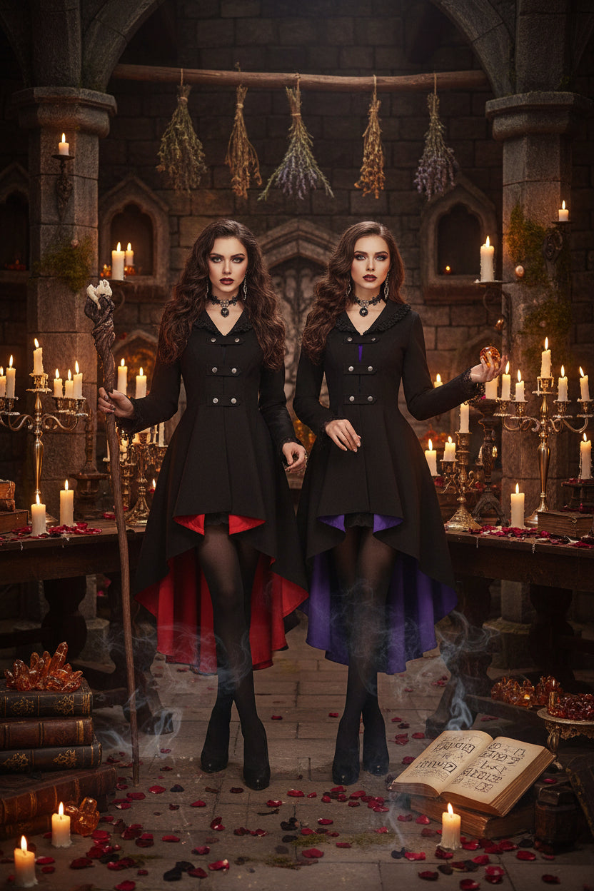 2020 Vintage Long Irregular Hem Tailcoat Jacket Sorceress Sanctuary