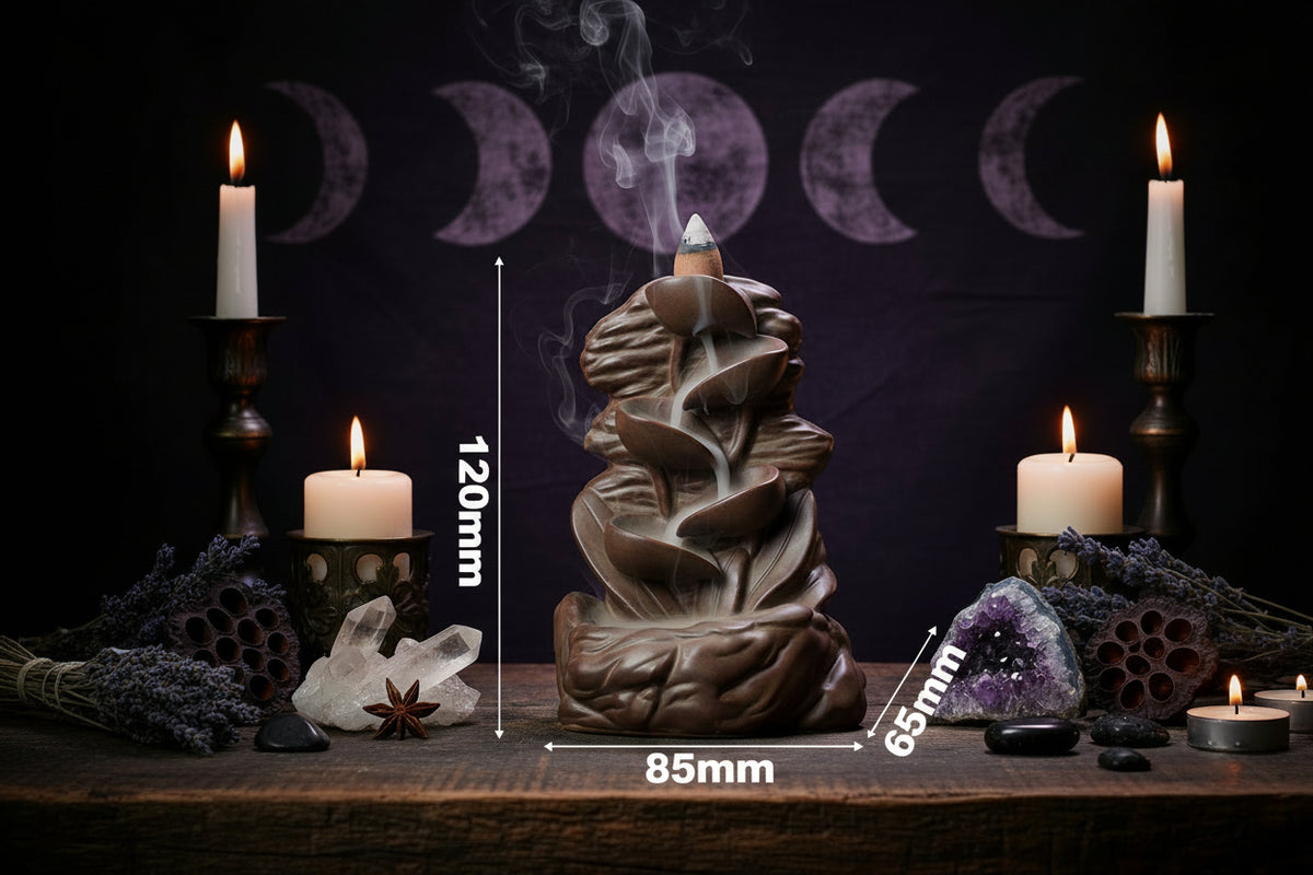 Ceramic Incense Burner for Home and Office Decor Sorceress Sanctuary