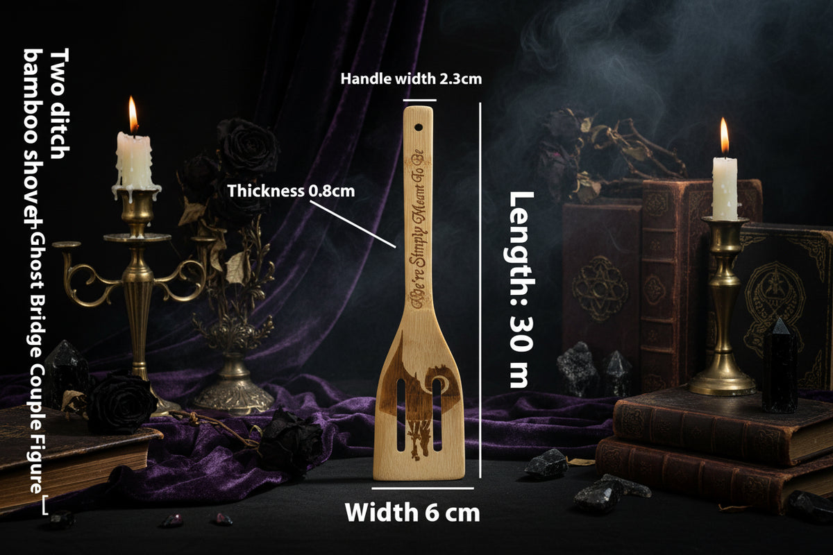 Spooky Spoon Set - Sorceress Sanctuary Bamboo, Devil series / Bamboo spoon 5 pieces set-Bamboo, Carved / Carved Ghost Bridge-Bamboo, Carved / Carved Frog Devil Figure-Bamboo, Carved / Carved Long Leg Devil Figure-Bamboo, Carved / Carved Female Devil Figure