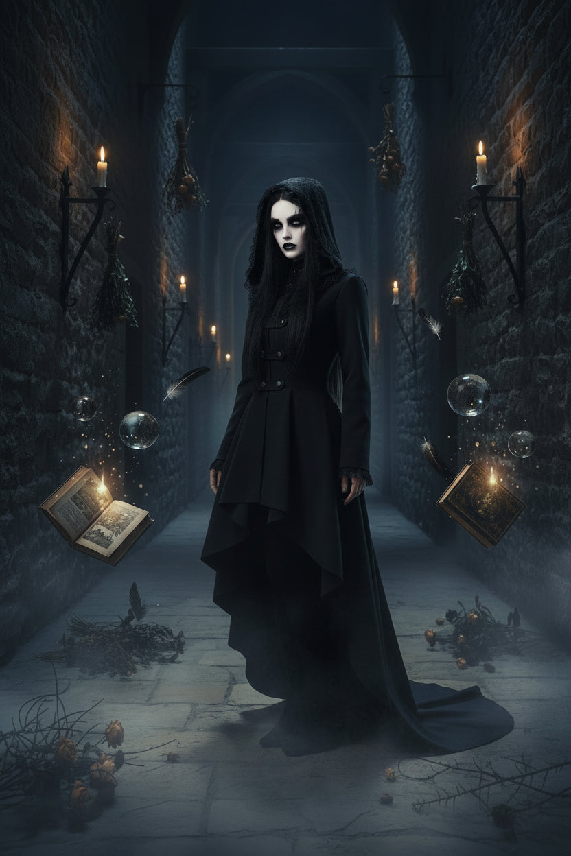 2020 Vintage Long Irregular Hem Tailcoat Jacket Sorceress Sanctuary