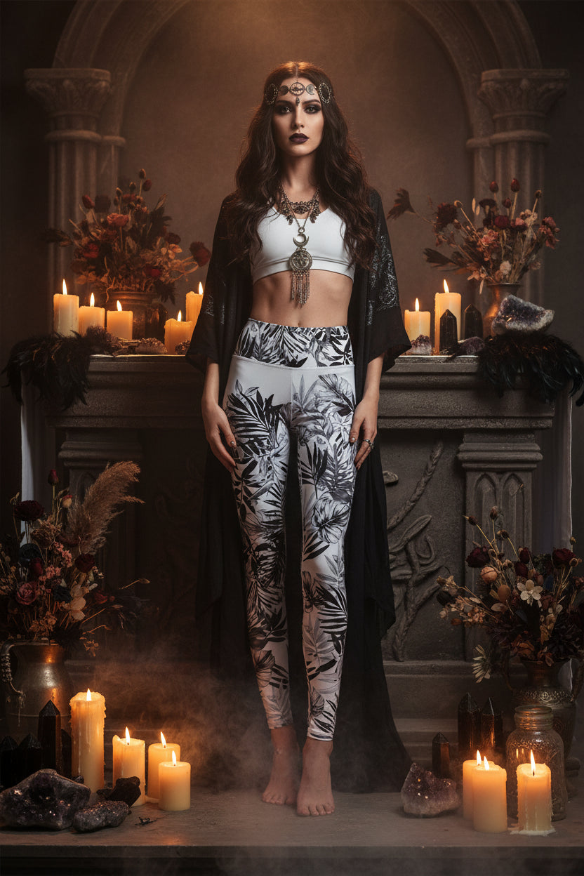 Women's Digital Print Quick-Dry Yoga Pants Sorceress Sanctuary