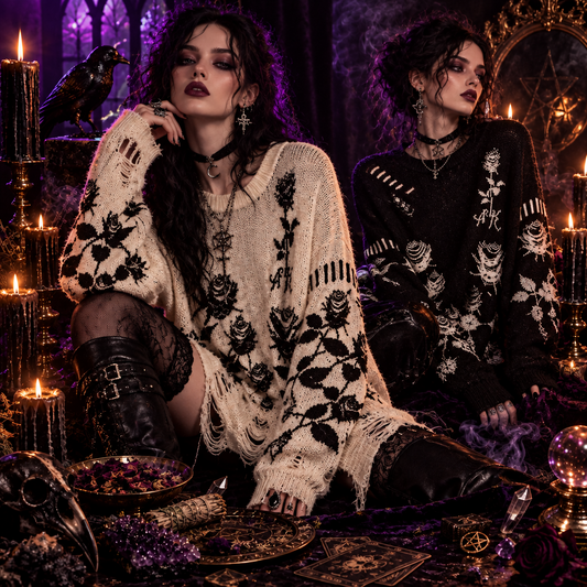 Blackthorn Rose Grunge Jumper