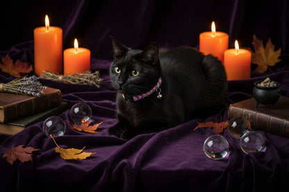 Halloween Cat and Puppy Collar Pet Supplies Sorceress Sanctuary
