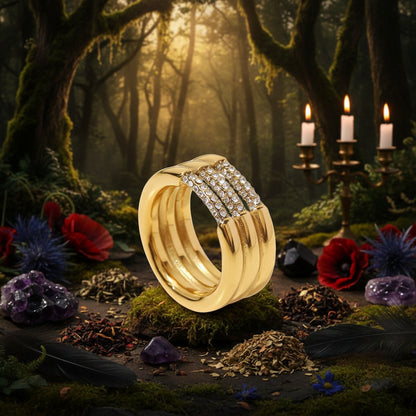 Serenity Gold Ring Sorceress Sanctuary