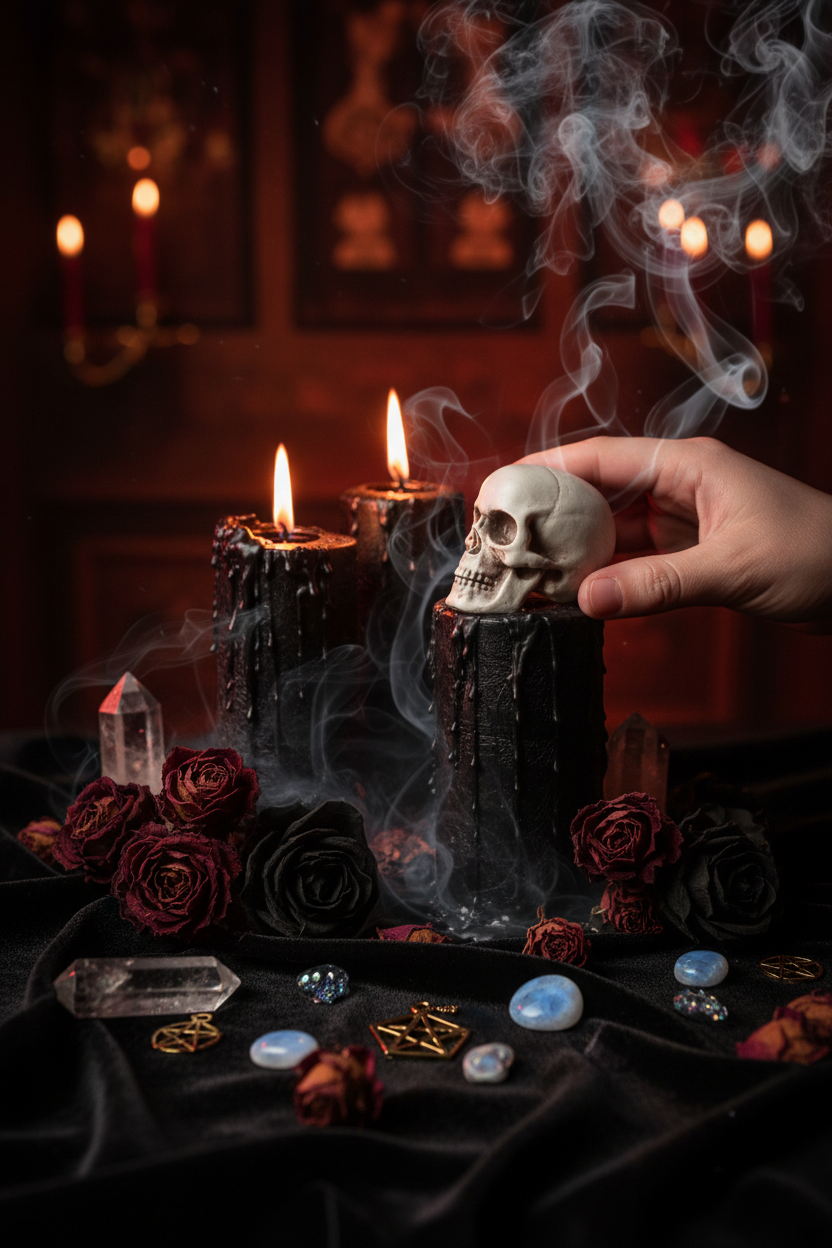 Scary Skull Prop for Haunted House Decoration Sorceress Sanctuary
