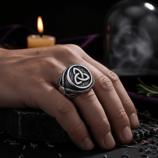 Nordic Trinity Signet Ring Sorceress Sanctuary
