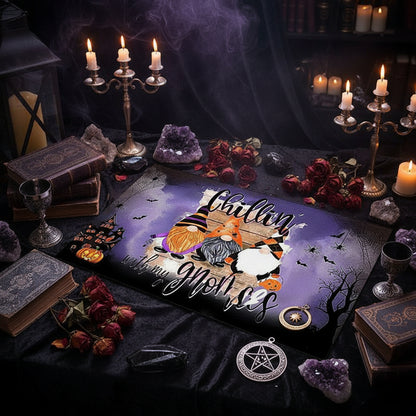 Halloween Pumpkin Bat Door Mat with Creepy Decor Sorceress Sanctuary