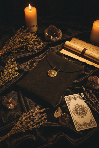 Medieval Renaissance Black Suede Leather Bag Sorceress Sanctuary