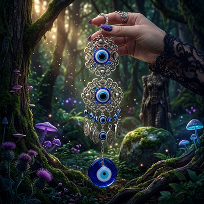 Evil Eye Glass Charm