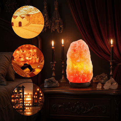Creative Crystal Salt Lamp Night Light for Bedside Sorceress Sanctuary