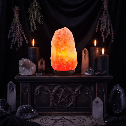 Witch's Crystal Salt Lamp