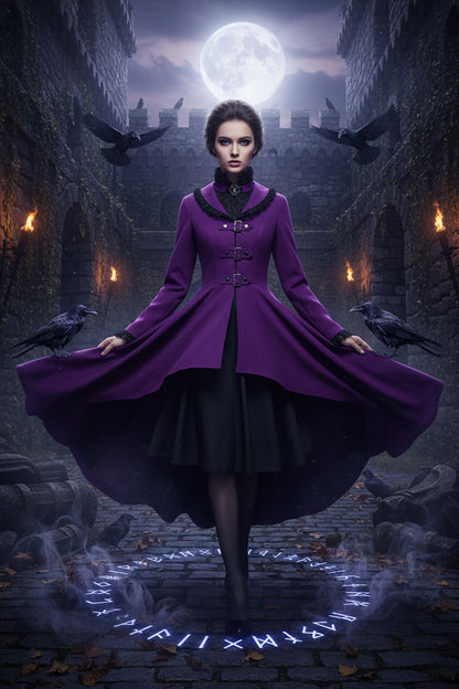 2020 Vintage Long Irregular Hem Tailcoat Jacket Sorceress Sanctuary