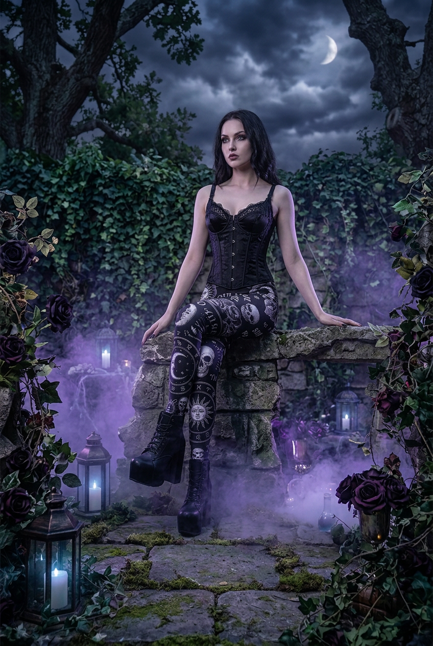 Occult Ouija Leggings
