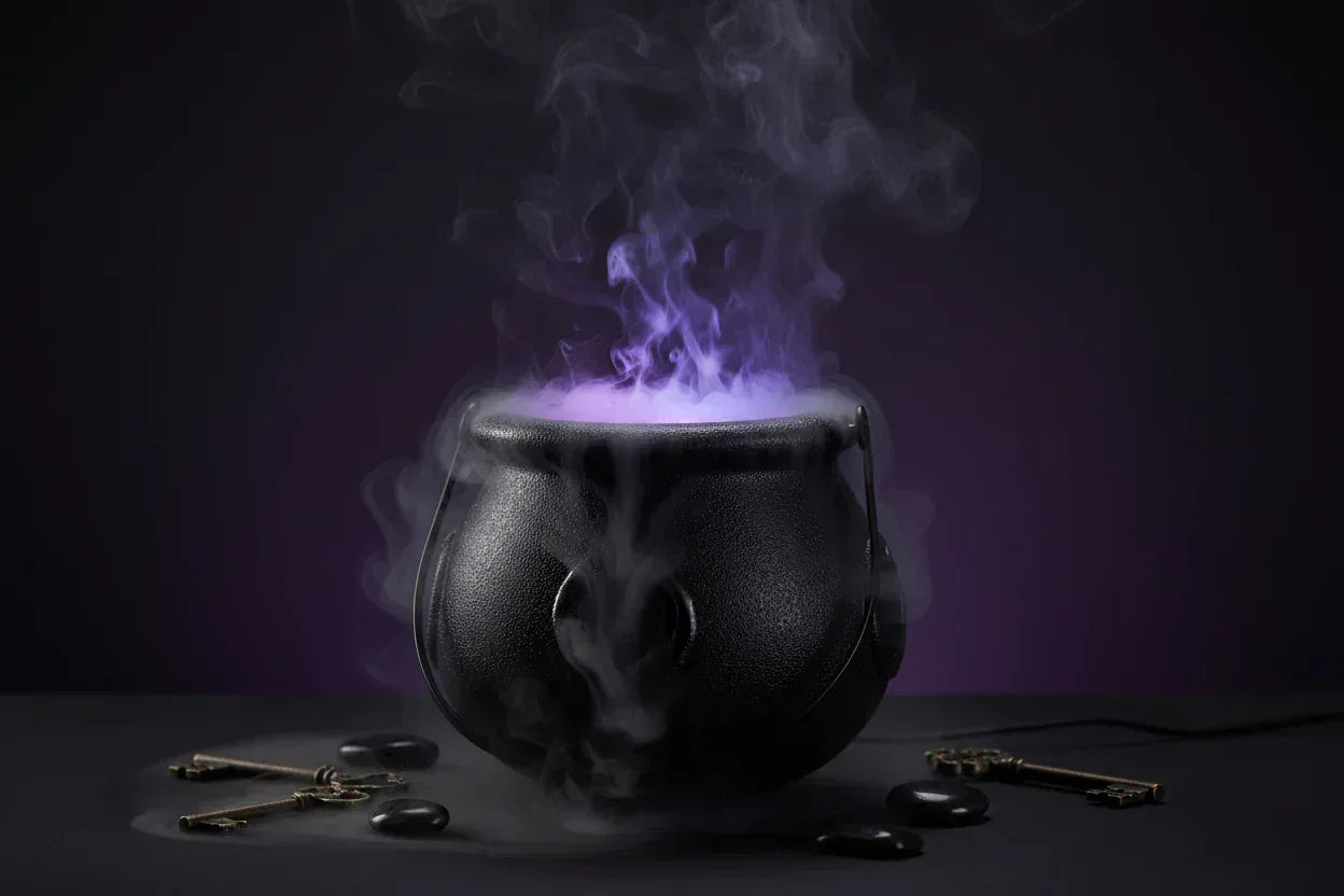 Cauldron Fog Machine - Sorceress Sanctuary US standard black atomized + frosted barrel-European standard silver atomization + frosted barrel-European standard black atomized + frosted barrel-US standard silver atomization + frosted barrel