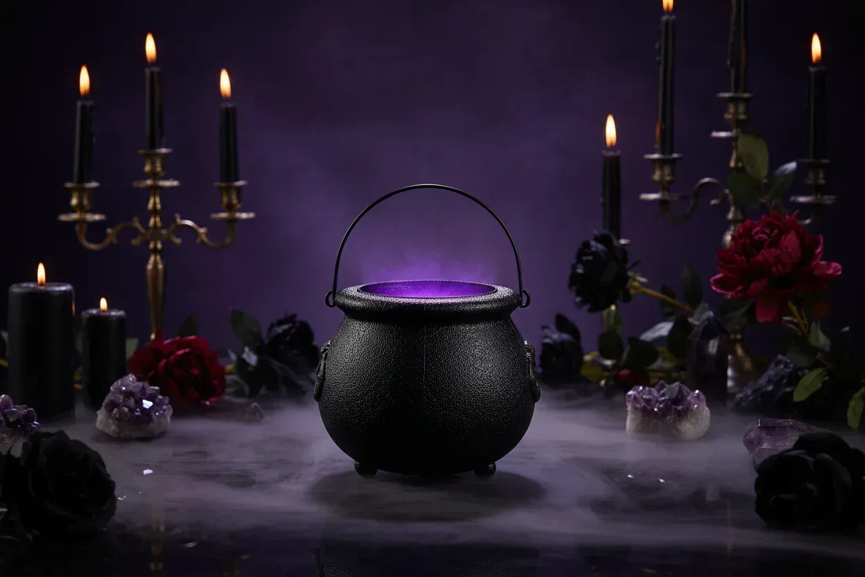 Cauldron Fog Machine - Sorceress Sanctuary US standard black atomized + frosted barrel-European standard silver atomization + frosted barrel-European standard black atomized + frosted barrel-US standard silver atomization + frosted barrel
