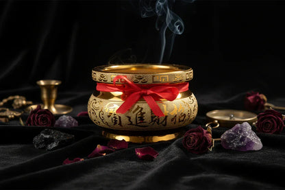 Sacred Incense Burner - Sorceress Sanctuary Special for sand incense burner [about 500g of sand]]-Special for sand incense burner [about 100g of sand]]-3.5 inches/sand gold Lucky (100/box)-4 inches/sand gold Lucky (64/box)-7 inches/Shajin Lucky (24 PCs/box)