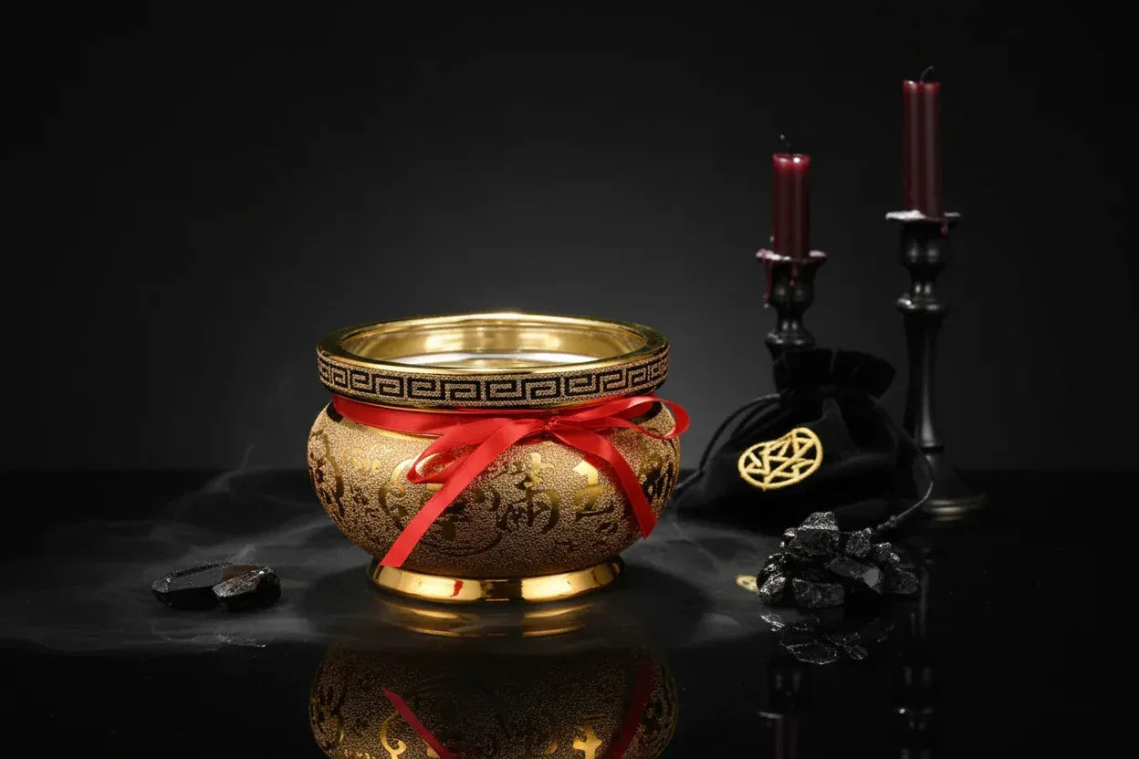 Sacred Incense Burner - Sorceress Sanctuary Special for sand incense burner [about 500g of sand]]-Special for sand incense burner [about 100g of sand]]-3.5 inches/sand gold Lucky (100/box)-4 inches/sand gold Lucky (64/box)-7 inches/Shajin Lucky (24 PCs/box)