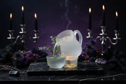 Crystal Water Fountain - Sorceress Sanctuary Pyramid -colored lights-USB plug-Pyramid -colored lights-household electrical plugs-3 Tiered -- warm white lamp-household electrical plug-3 Tiered  -- warm white light-USB plug-Tea Pour Square -colored lights-USB plug