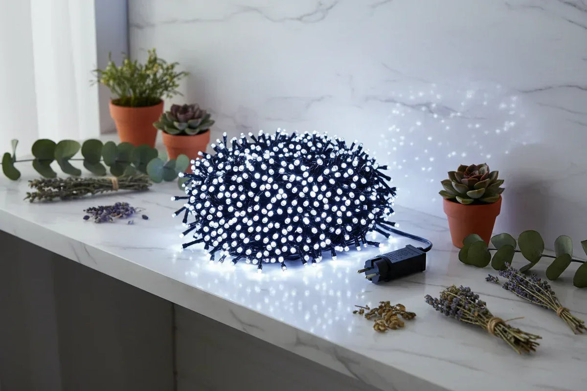 LED Fairy Lights - Sorceress Sanctuary White light / 10 meters 100 lights-US standard-White light / 20 meters 200 lights-US standard-White light / 30 meters 300 lights-US standard-White light / 50 meters 500 lights-US standard-White light / 100m 1000 lights-US standard